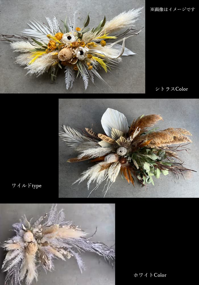 Amazon | [プリティ マーメイド] ドライフラワー ウォール